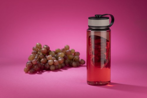 Bidon z wkładem na owoce FRUGT 800 ml popielaty (szary)