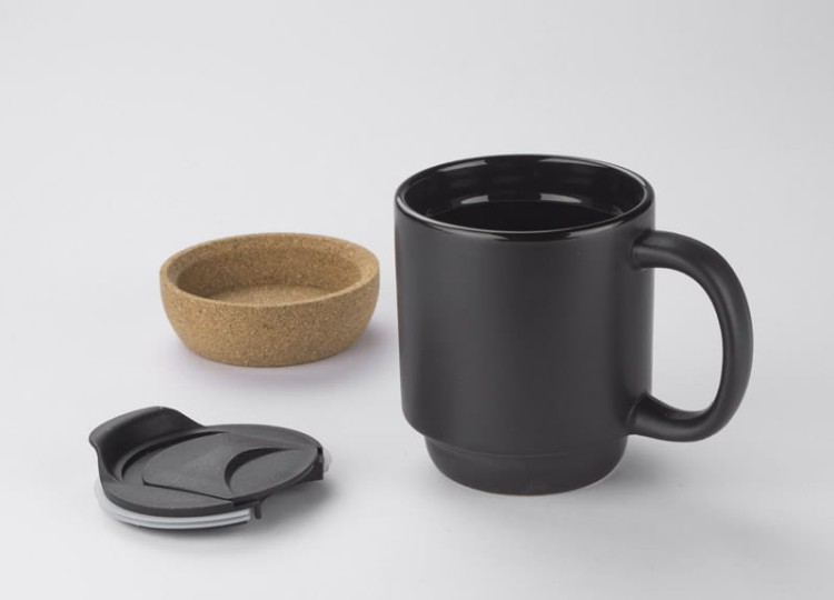 Kubek ceramiczny SOFTINI 300 ml - II gatunek czarny