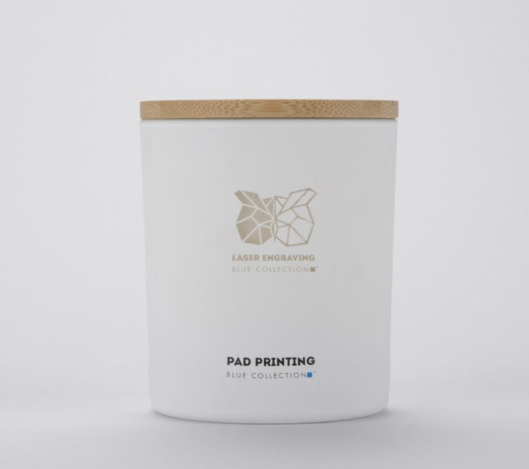 Świeca sojowa 220g - Library - VERA YOUNG biały