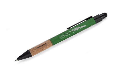 Długopis z touch pen BOSAY zielony