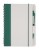 Notes z linjką i długopisem REGALI zielony