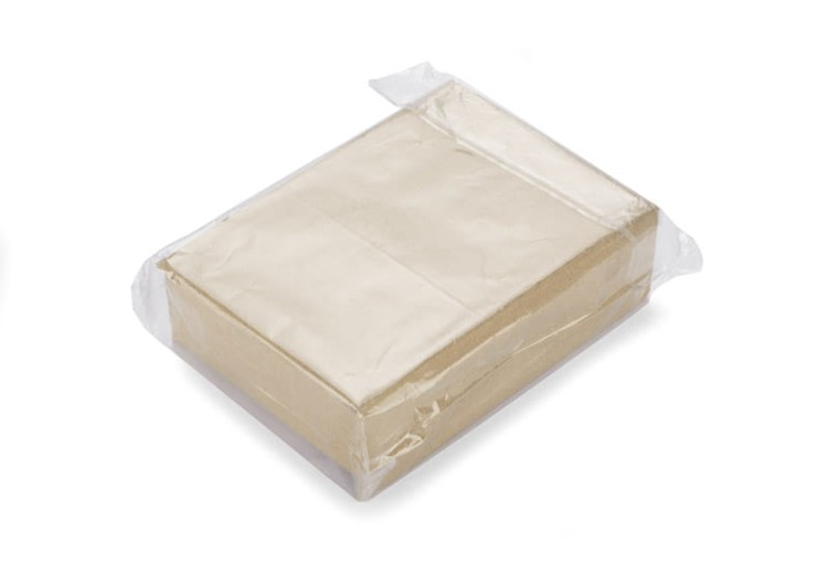 Pojemnik z karteczkami samoprzylepnymi MEFO beżowy (naturalny)