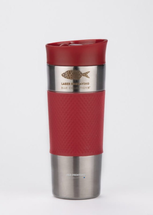 Kubek termiczny RONDE 425 ml czerwony
