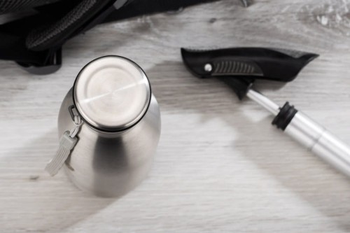 Butelka stalowa KONRA 600 ml srebrny