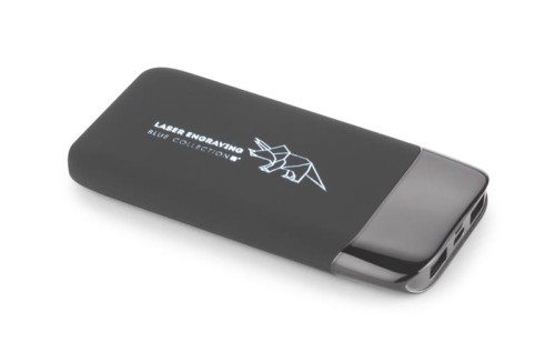 Power bank MING 8000 mAh USB-C biały z logo