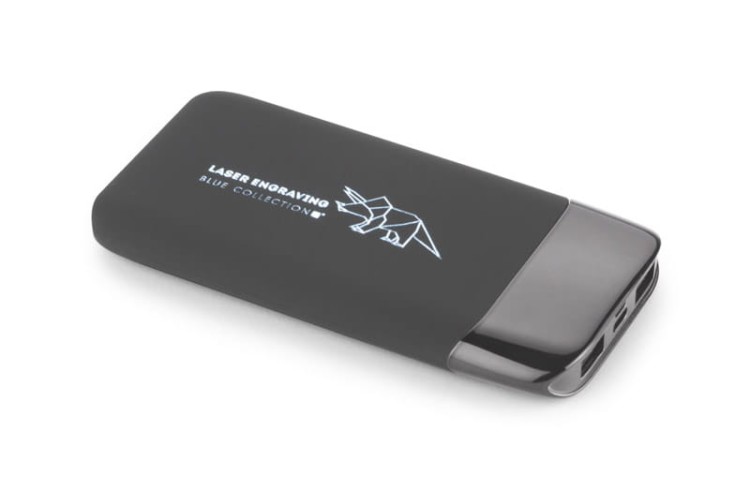 Power bank MING 8000 mAh USB-C biały z logo