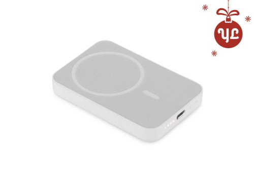 Power bank PRESTI 5000 mAh 18W biały