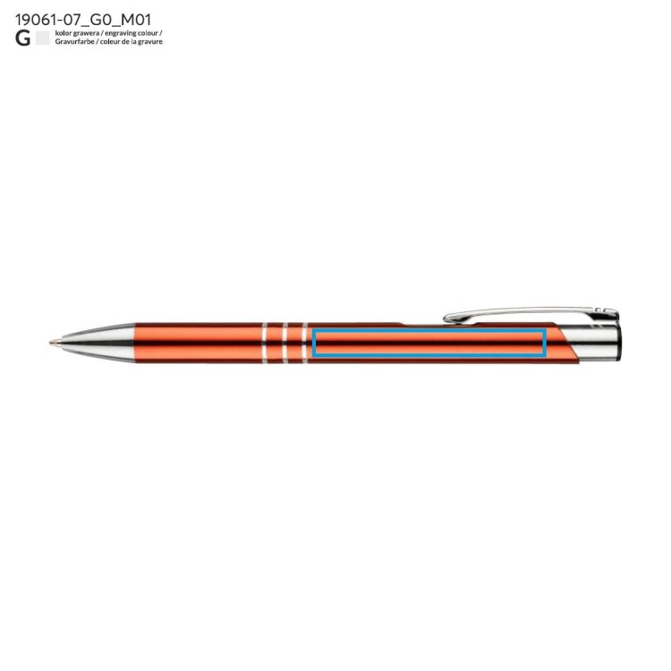 Długopis KALIPSO pomarańczowy