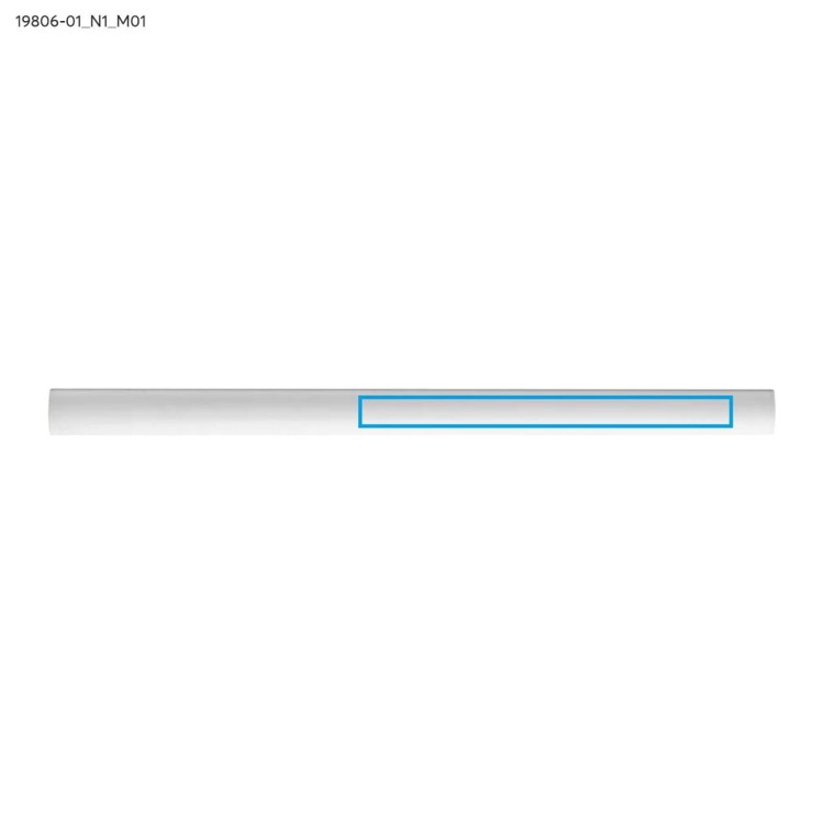 Ołówek stolarski BOB biały