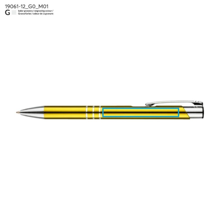 Długopis KALIPSO żółty