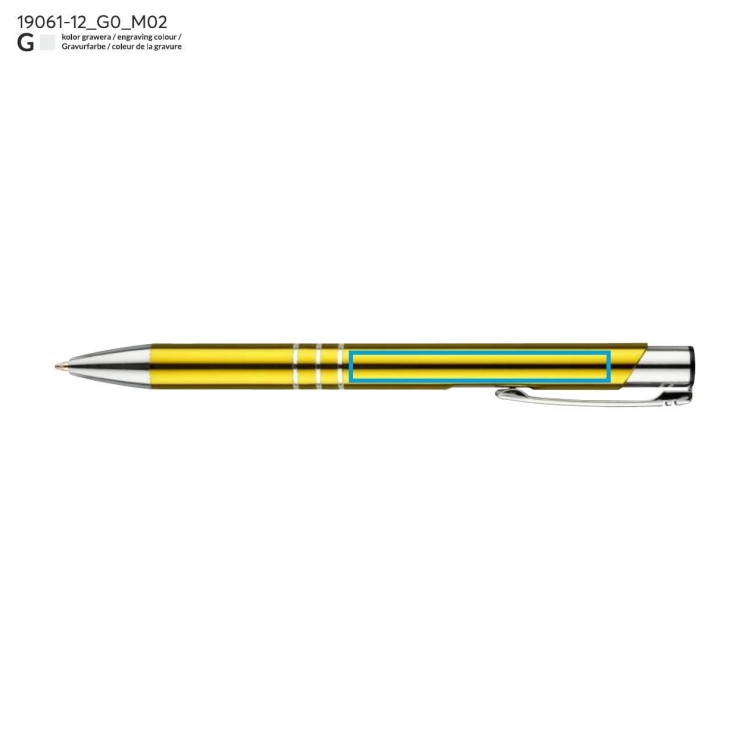 Długopis KALIPSO żółty