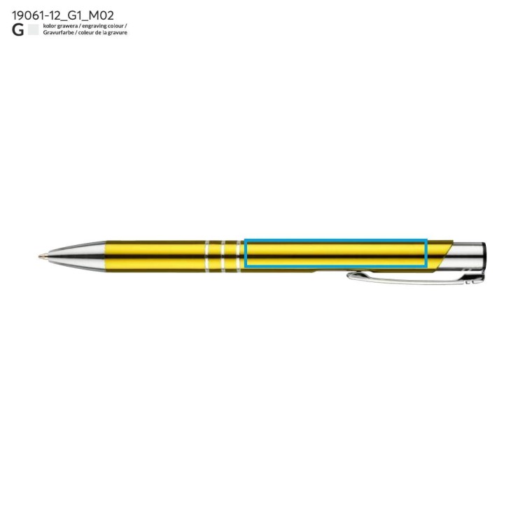 Długopis KALIPSO żółty