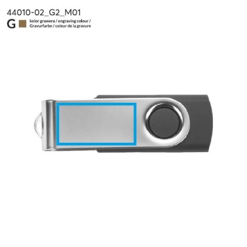 Pamięć USB TWISTER 4 GB czarny