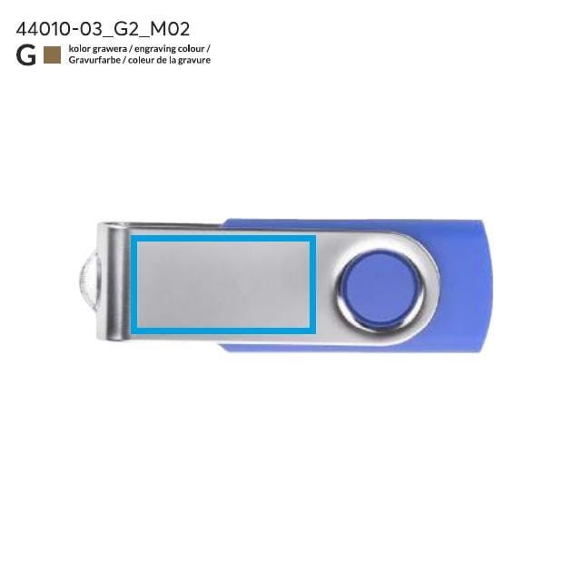 Pamięć USB TWISTER 4 GB niebieski