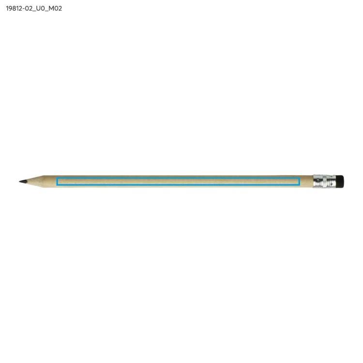 Ołówek z gumką STUDENT czarny