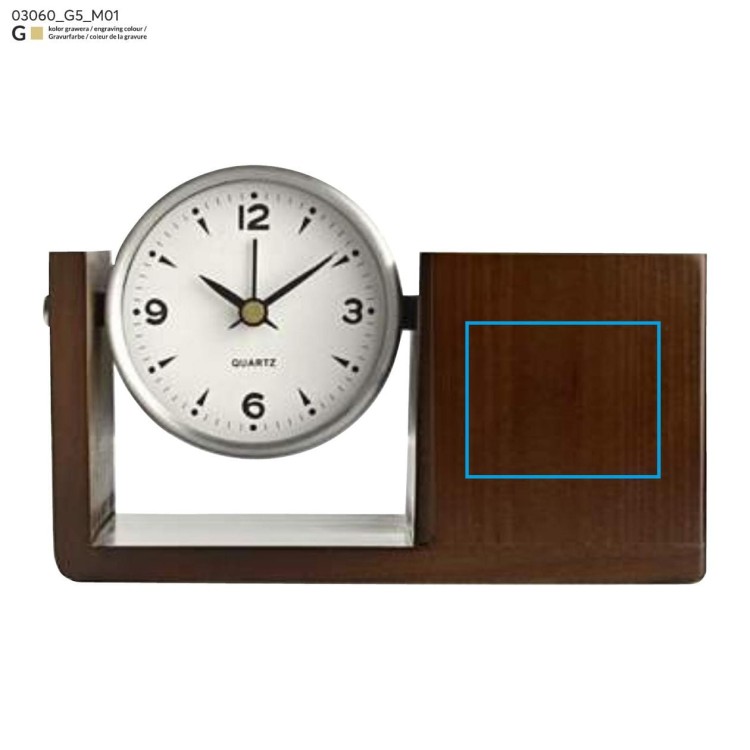 Przybornik na biurko NUTTO brązowy