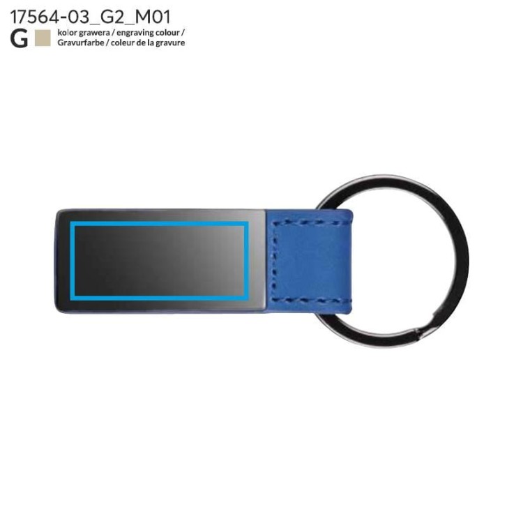 Brelok JUNG niebieski