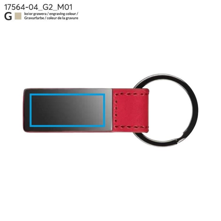 Brelok JUNG czerwony