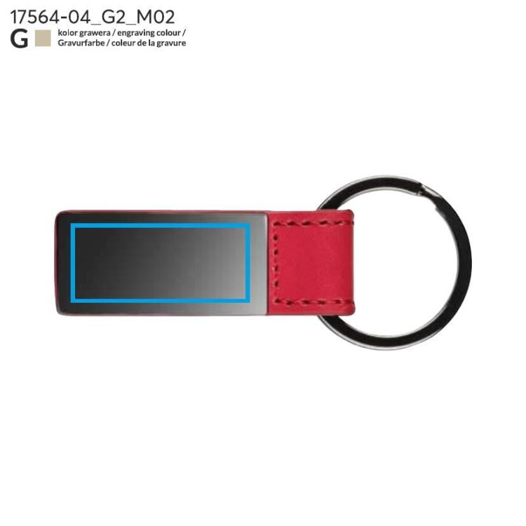 Brelok JUNG czerwony