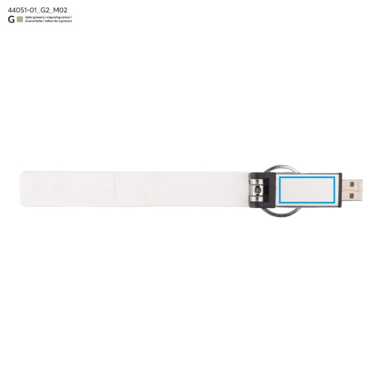 Pamięć USB BUDVA 8 GB biały
