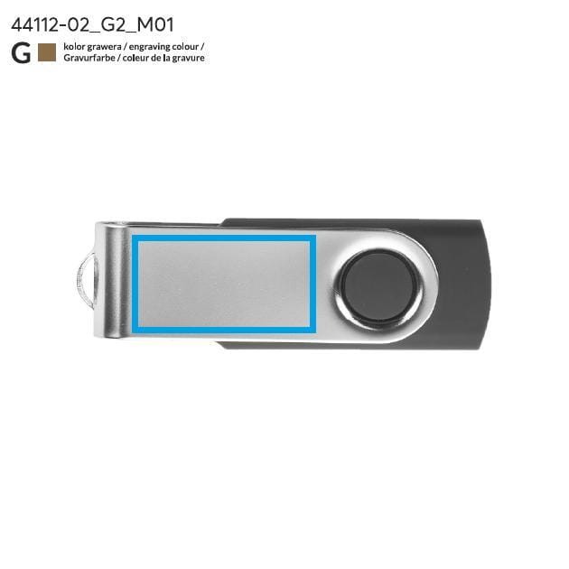 Pamięć USB 3.0 TWISTER 16 GB czarny