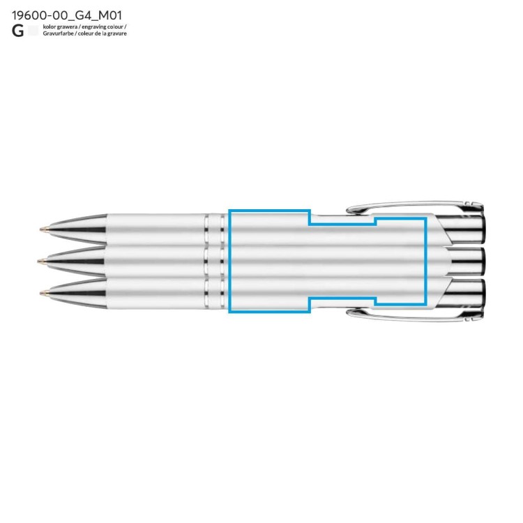 Długopis KOSMOS srebrny