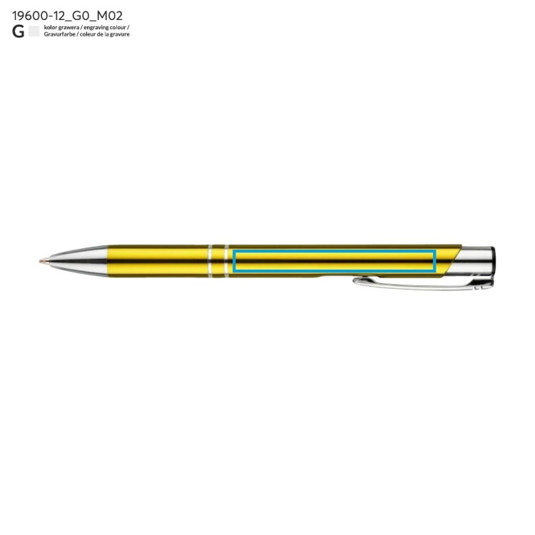 Długopis KOSMOS żółty