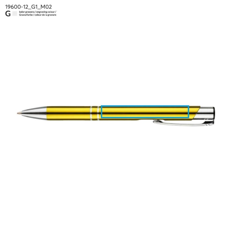 Długopis KOSMOS żółty