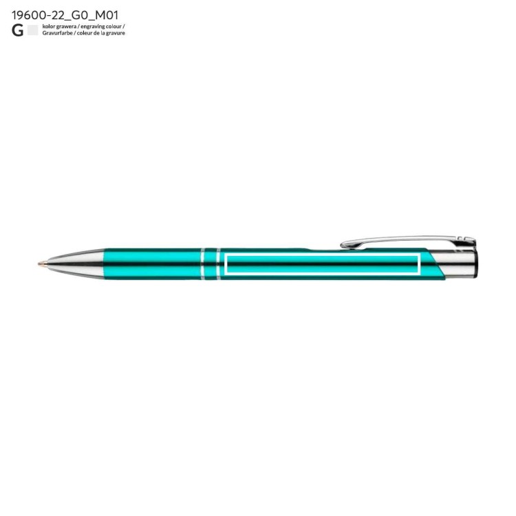 Długopis KOSMOS turkusowy