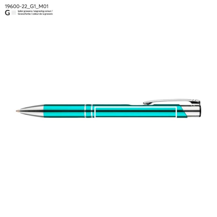 Długopis KOSMOS turkusowy