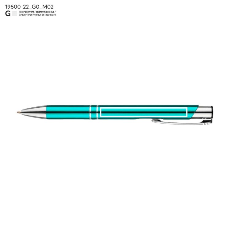 Długopis KOSMOS turkusowy
