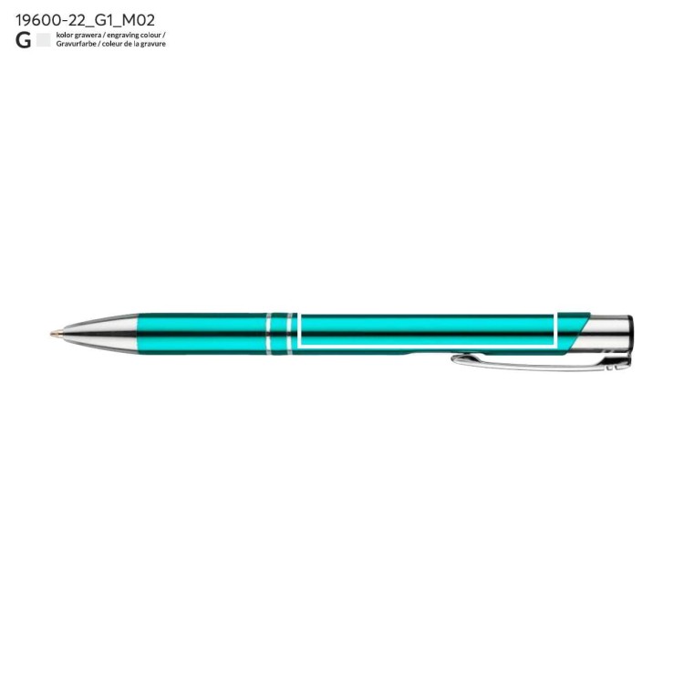 Długopis KOSMOS turkusowy