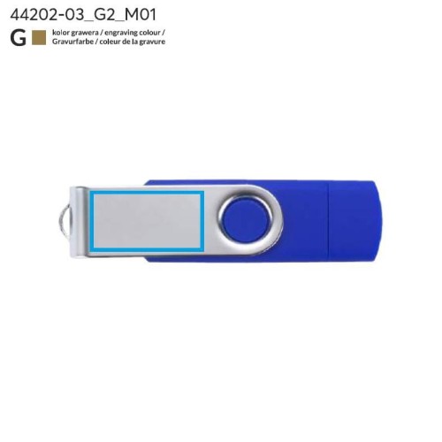 U-disc TWISTER 16 GB niebieski