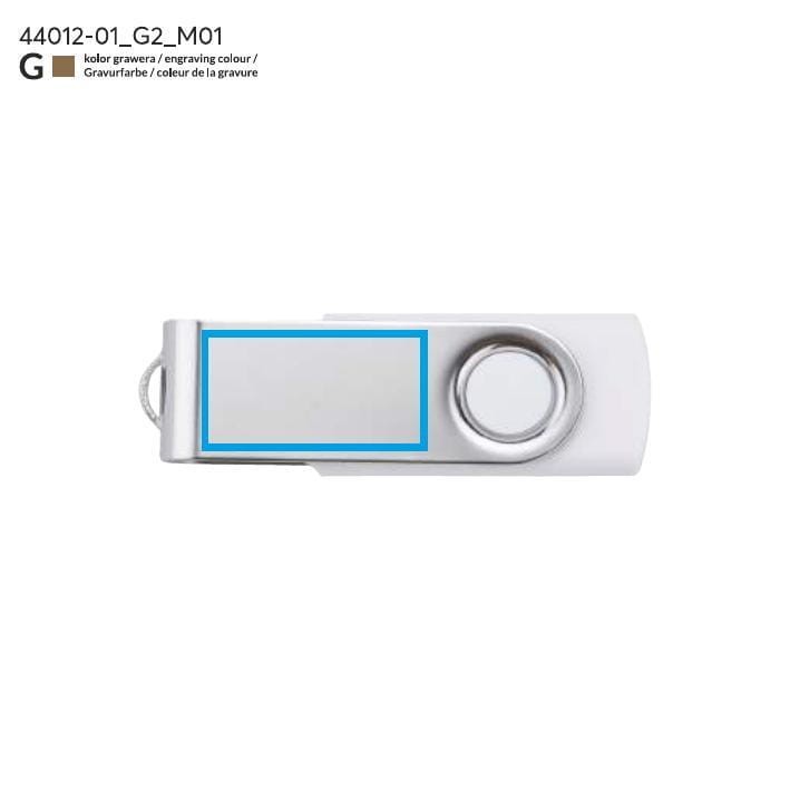 Pamięć USB TWISTER 16 GB biały