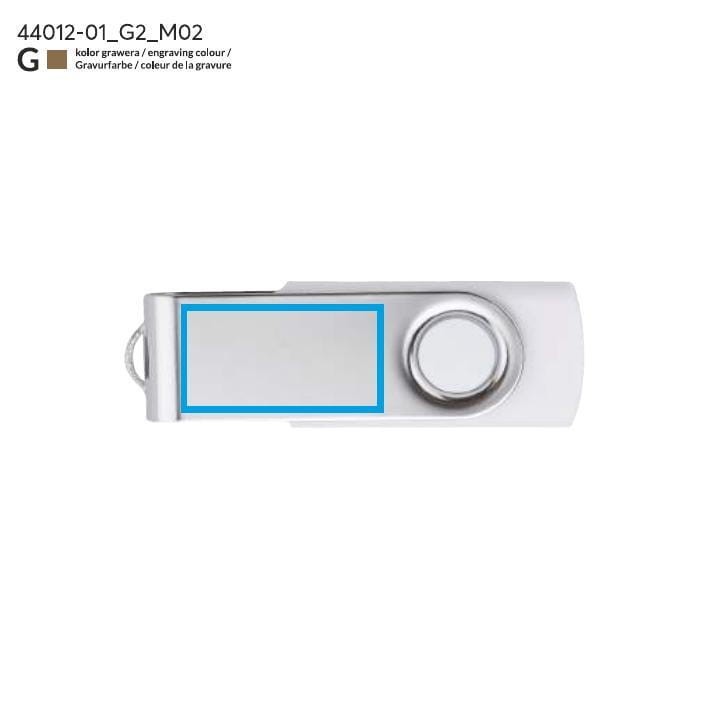 Pamięć USB TWISTER 16 GB biały