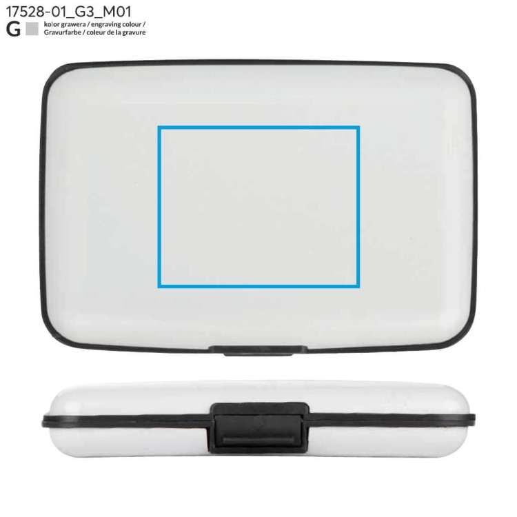 Etui na karty SECURE biały