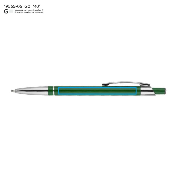 Długopis SLIM zielony