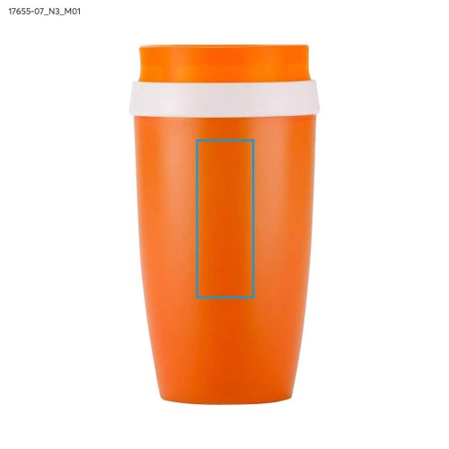 Kubek LENS 350 ml pomarańczowy