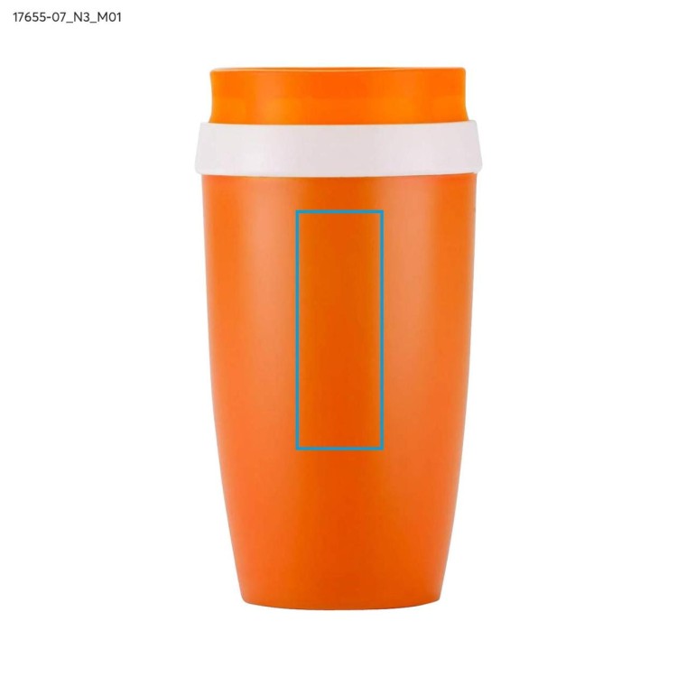 Kubek LENS 350 ml pomarańczowy