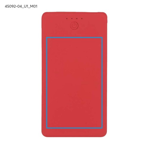 Power bank VIVID 4000 mAh czerwony