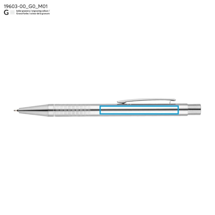 Długopis BONITO srebrny