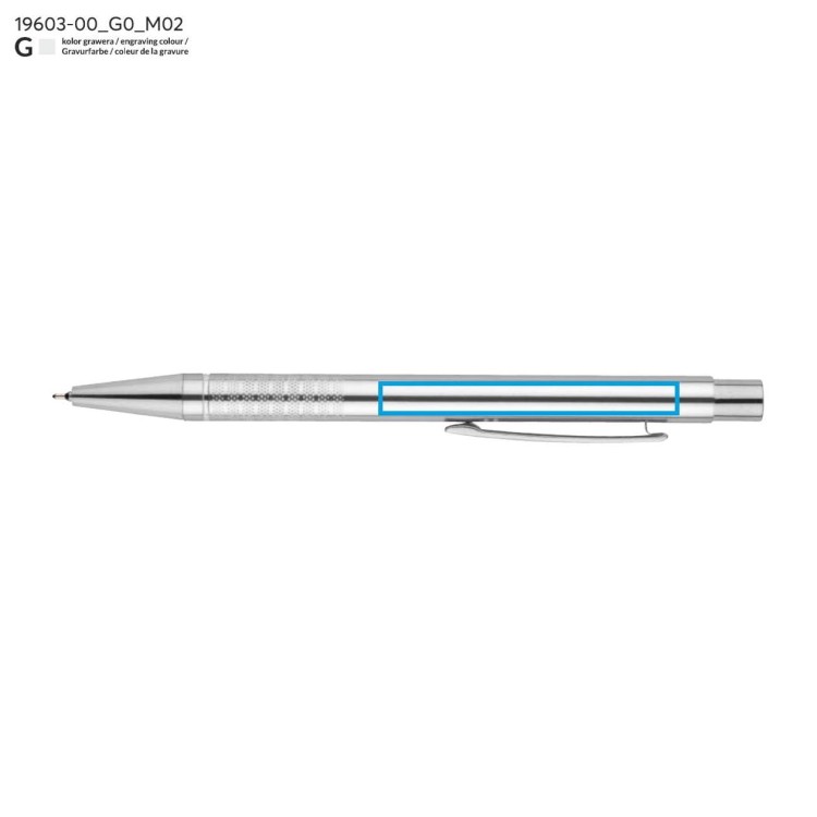 Długopis BONITO srebrny