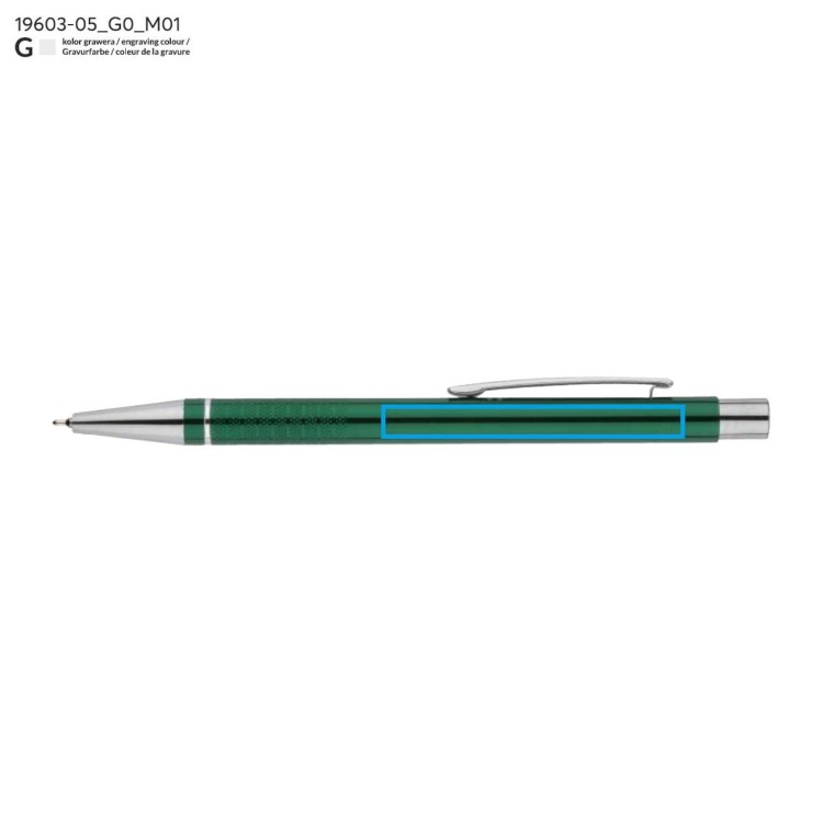 Długopis BONITO zielony