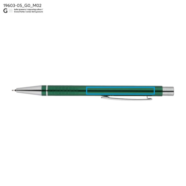 Długopis BONITO zielony