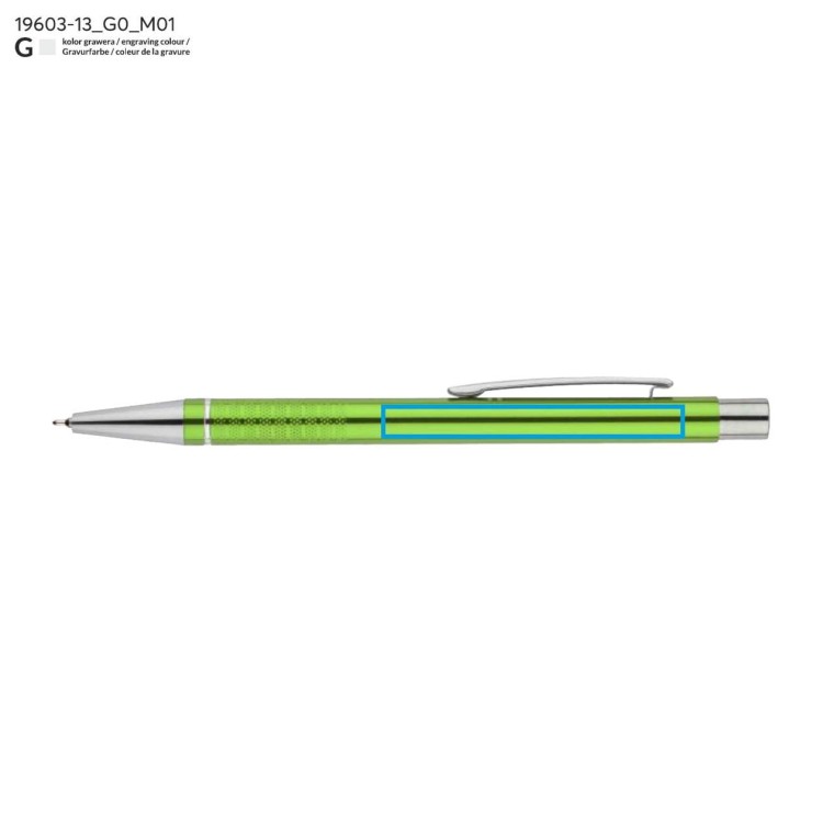 Długopis BONITO zielony jasny