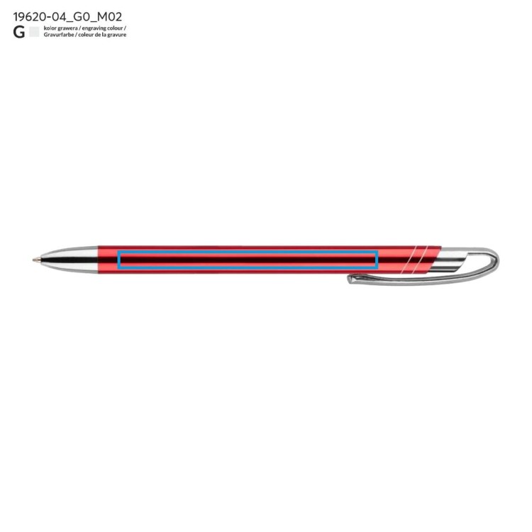 Długopis AVALO czerwony