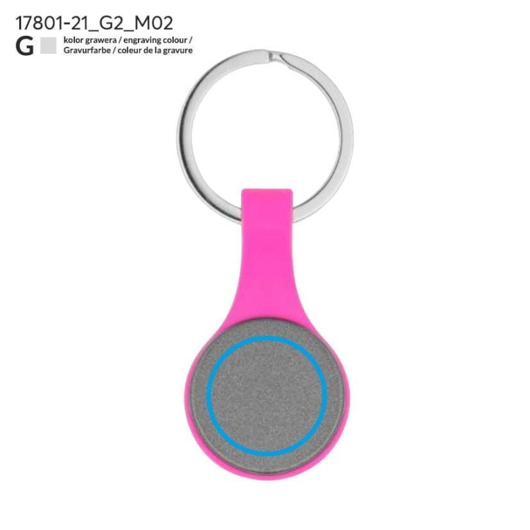 Brelok SILME różowy