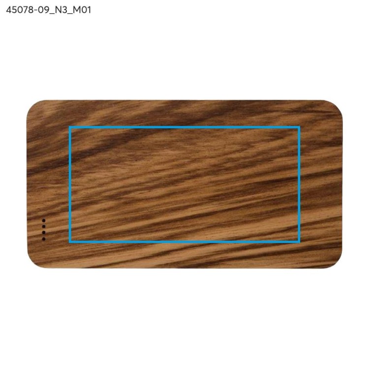 Power bank VIOUR 4000 mAh brązowy