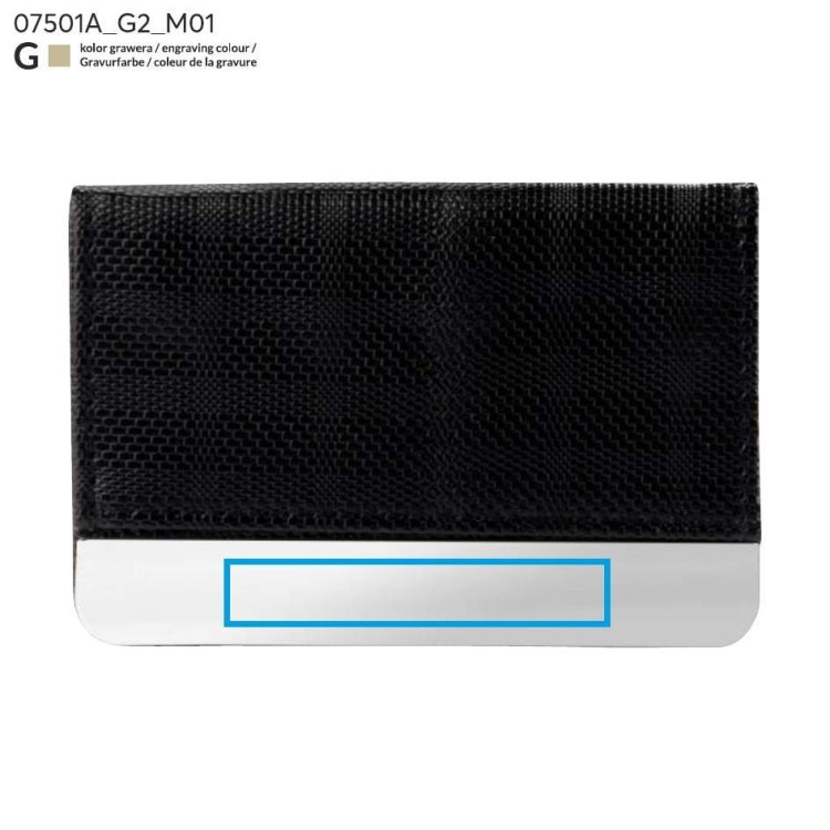 Wizytownik  LARISS BLACK - II gatunek czarny