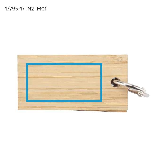 Karteczki samoprzylepne z brelokiem POLA beżowy (naturalny)